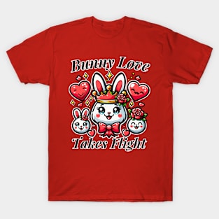 Bunny Love Takes Flight T-Shirt